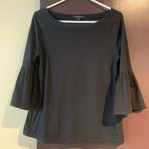 Banana Republic Solid Bell Sleeve Top